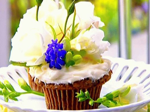 Photo Carot Cream Cheesecake Cupcake