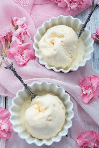 Gelato fotografico da tuorli e panna montata