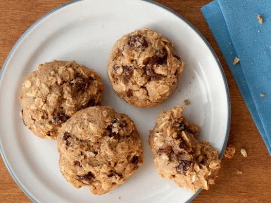 Foto Biscotti morbidi con farina d'avena e uvetta