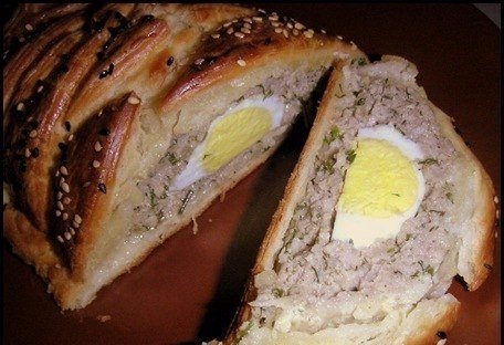 Polpettone con uovo