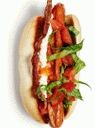 2. Hot dog con pancetta