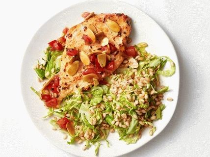 Foto Cotolette di tacchino naturale con insalata di perle