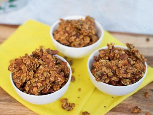 Muesli di farina d'avena cotta a basse emissioni di carbonio