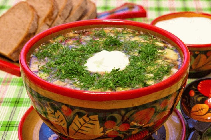 Okroshka è tradizionale