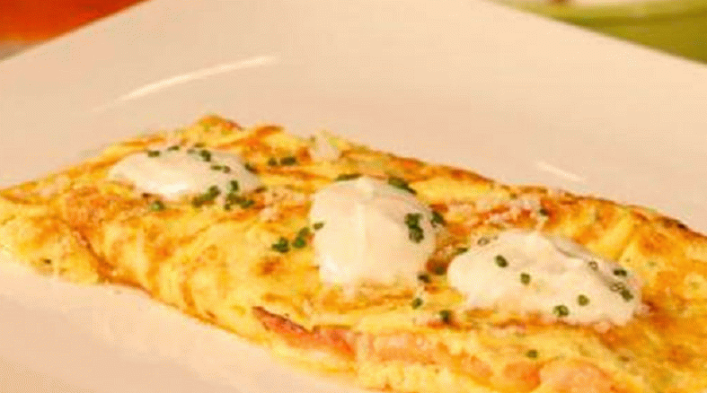 Frittata al salmone