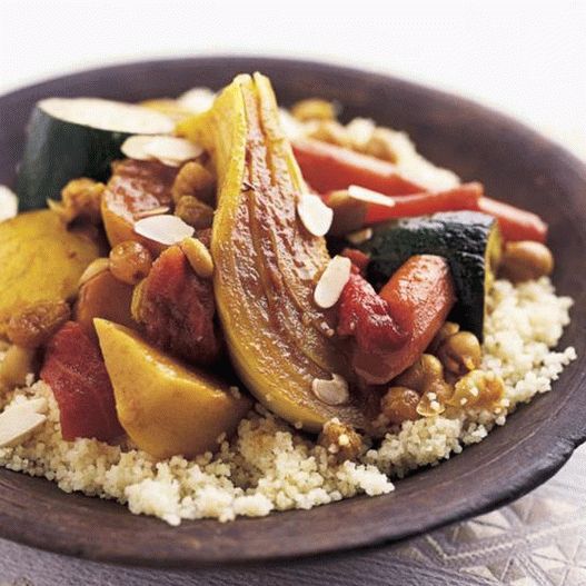 Foto del piatto - Couscous con sette verdure estive