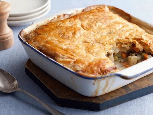 Foto del piatto - Torta vegetariana con patate e piselli