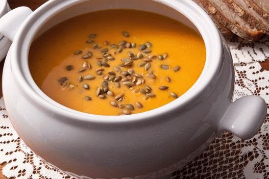 Foto del piatto - Zuppa di zucca con condimento al curry