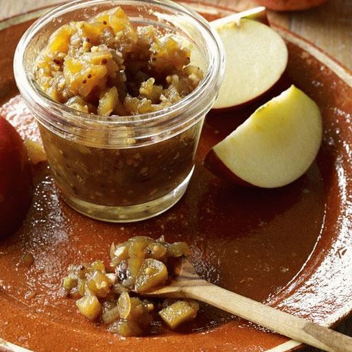 Chutney di mele piccante con foto