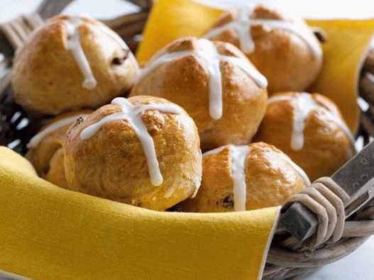 Photo Easter Cross Buns Photo Easter Cross Buns