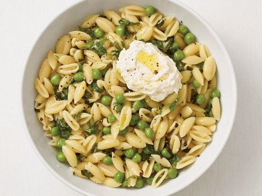Foto di Cavatelli con piselli e ricotta