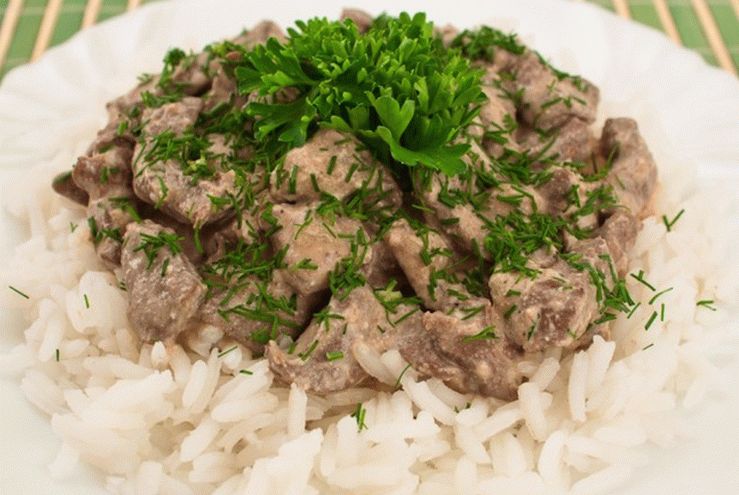 Fegato alla Stroganoff