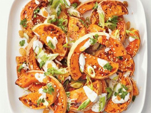 Zucca di noce moscata al forno con foto