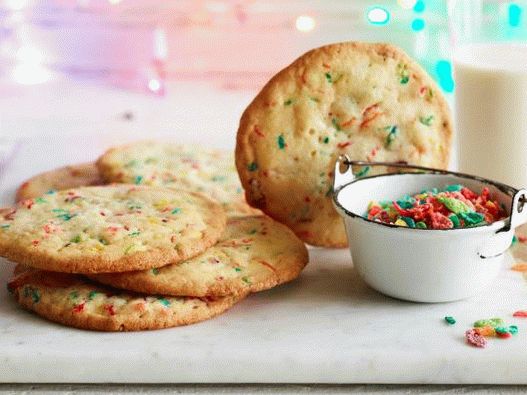 Biscotti frollini fotografici di riso soffiato