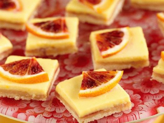 Foto torta al limone con clementine