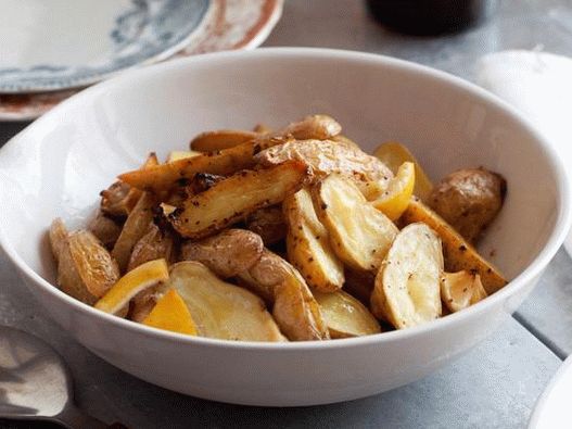 Patate di cera cotte al limone