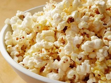 Foto di popcorn al curry