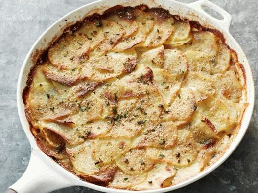 Gratin di patate con aglio