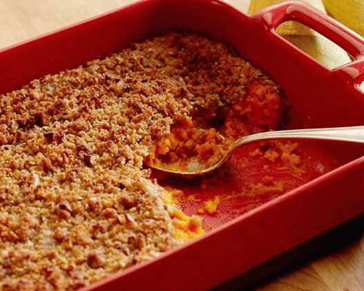 Soufflé di patate dolci in casseruola