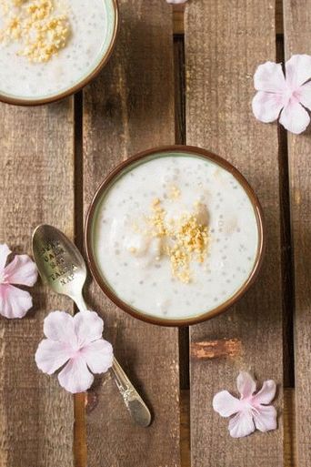 Foto budino di tapioca