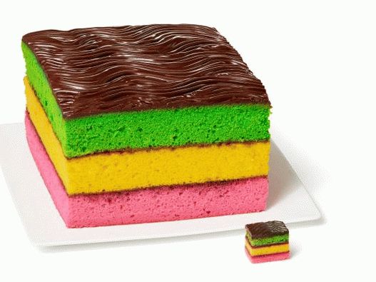 Foto della torta arcobaleno