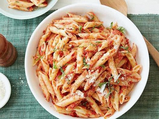 Foto del piatto - Penne al pesto di pomodoro essiccato