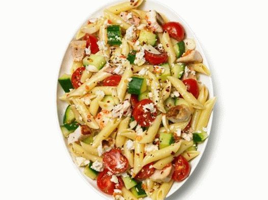 Dish Photography - Pasta Salad: Ingredient Salad Designer