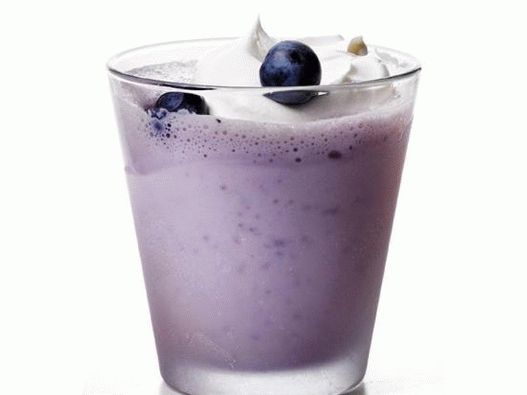 Foto - frappè con mirtilli e amaretto