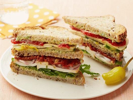 Vegetariano Club Sandwich