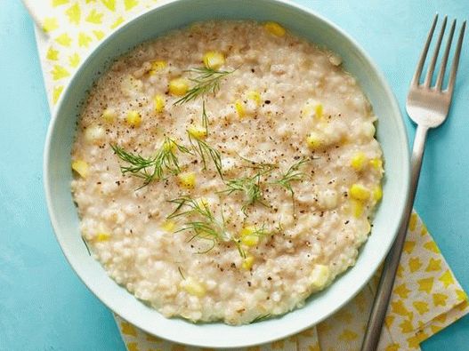 Farina d'avena con mais