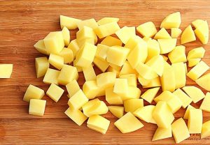 Zuppa di pesce con gnocchi