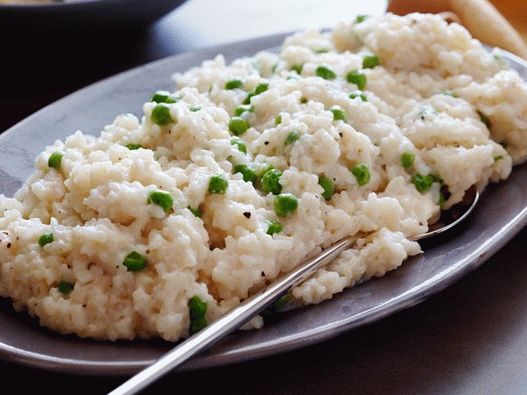 Foto di risotto con piselli
