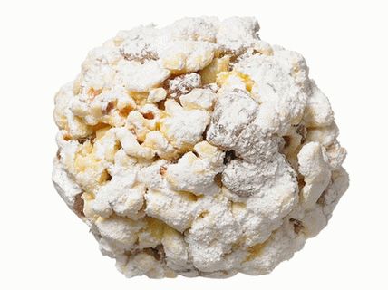 Foto Rum palle di popcorn con uvetta