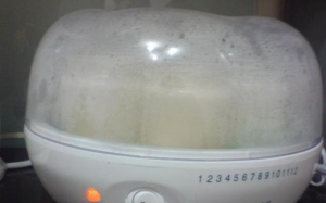 Ryazhenka in una fabbrica di yogurt