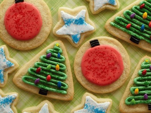 Biscotti di zucchero fotografico con glassa