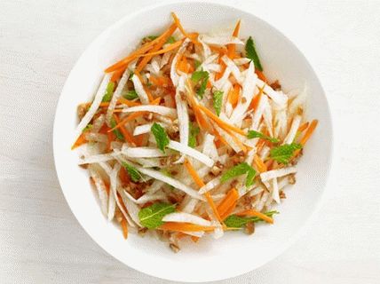 Insalata di carote fotografiche e Hikama