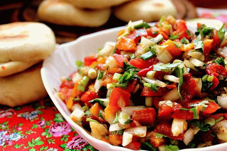 Insalata di verdure al forno