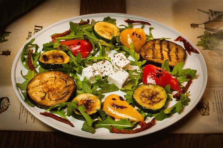 Insalata di verdure grigliate