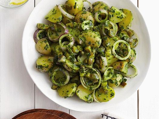 Insalata di foto con patate al forno