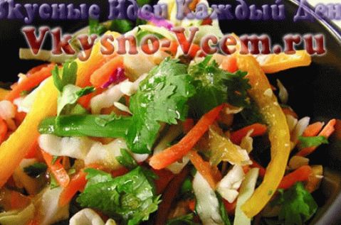 Ricette per insalate di cavolo per l'inverno