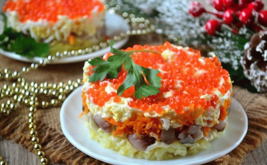 Aringhe sotto una costosa pelliccia