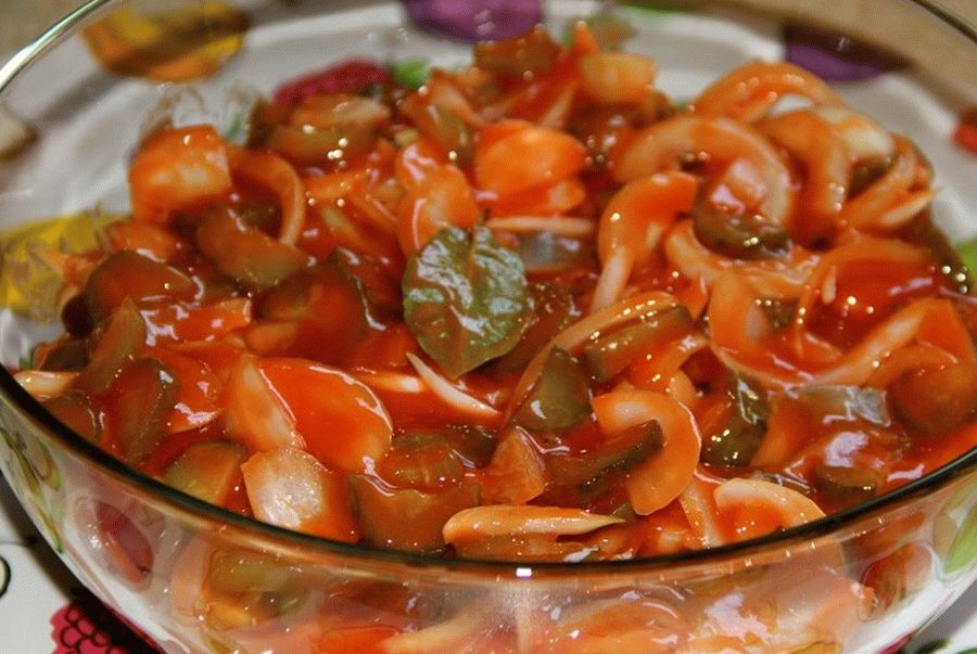 Aringhe in salsa di verdure