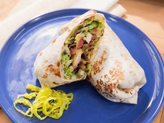 Foto di Shawarma con pollo Foto di Shawarma con pollo