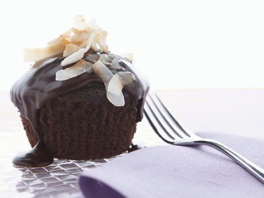 Foto Cupcakes al cioccolato con cocco