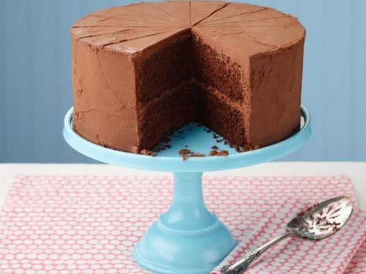 Foto Torta al cioccolato con maionese