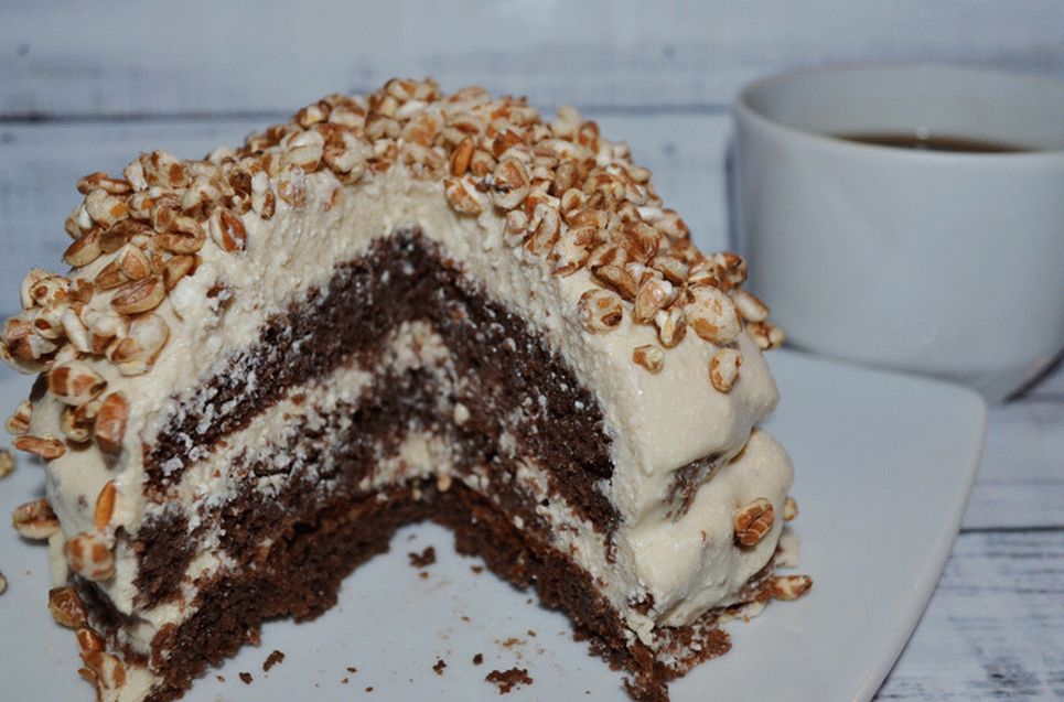 Torta al caffè al cioccolato