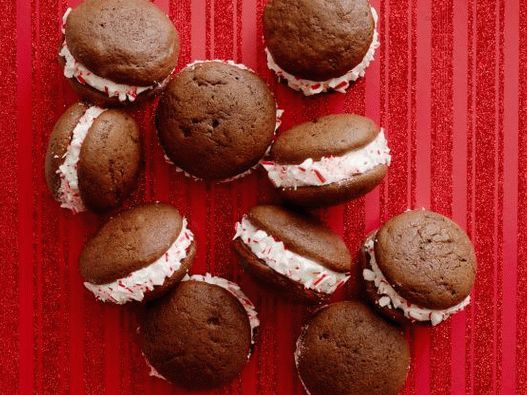 Biscotti con menta e cioccolato foto