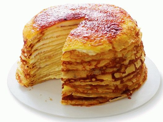 Foto Pancake dolce con crema di ricotta