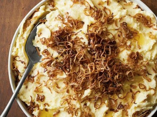 Foto Purè di patate cremoso al forno con scalogno