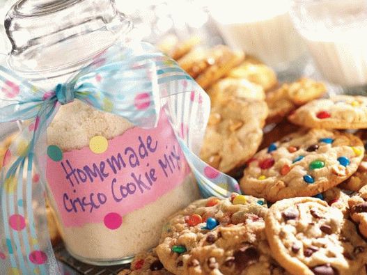Foto Una miscela per cuocere biscotti fatti in casa